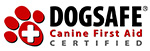Logo for DOGSAFE Canine First Aid Certified.